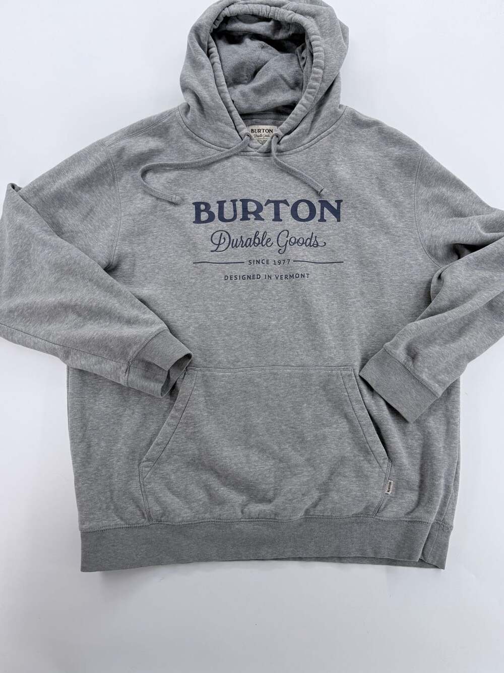 Burton Men's Durable Goods Pullover Hoodie, Dark Slate, XL